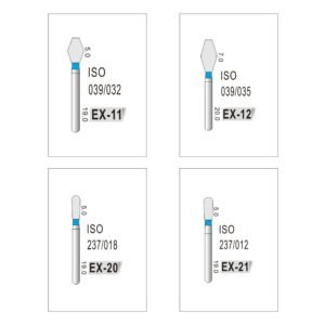 Apple Dental Diamond Bur EX Series (Pack of 10)